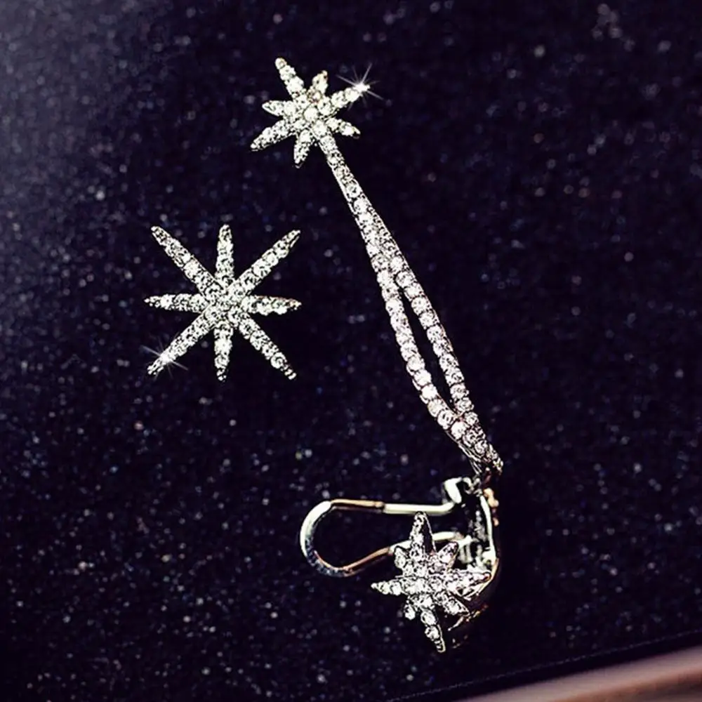 Imixlot Shiny Snowflake Ear Cuff Clip Climber Wrap Gothic Punk Shiny Rhinestone Earrings
Imixlot Shiny Snowflake Ear Cuff Clip Climber Wrap Gothic Punk Shiny Rhinestone Earrings