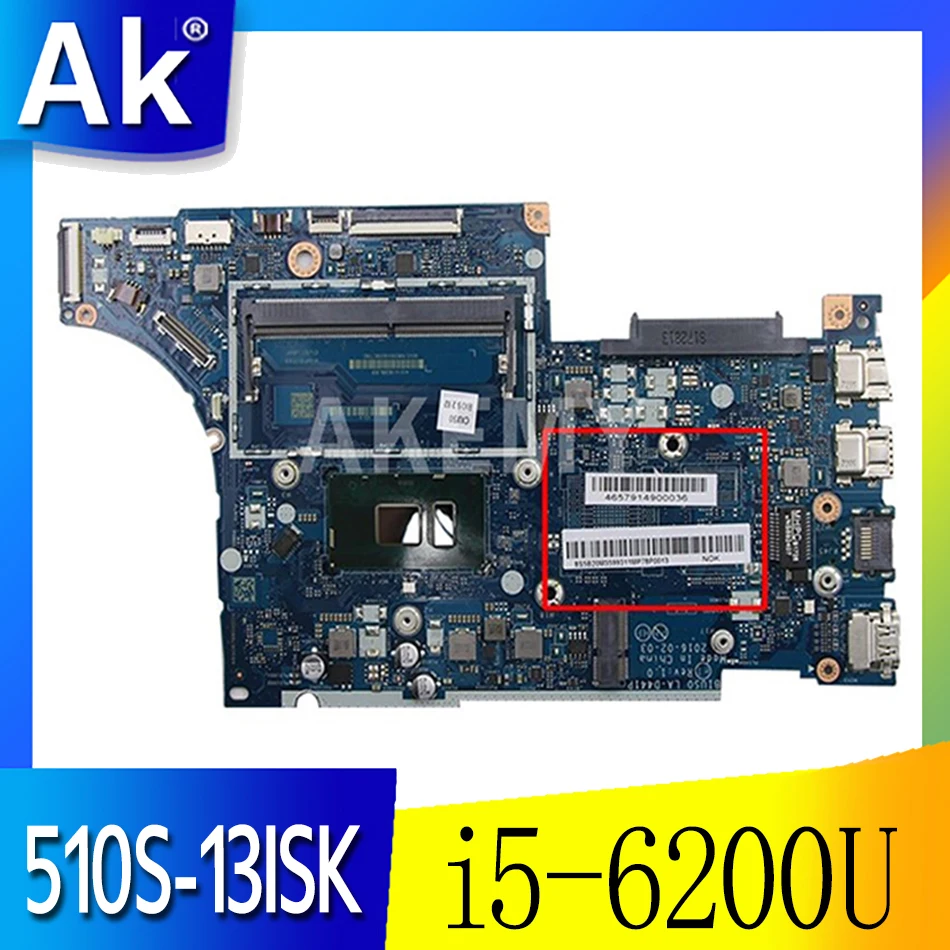 LA-D441P motherboard is suitable for Lenovo 510S-13ISK notebook motherboard CPU i5 6200U DDR4 100% test work
LA-D441P motherboard is suitable for Lenovo 510S-13ISK notebook motherboard CPU i5 6200U DDR4 100% test work