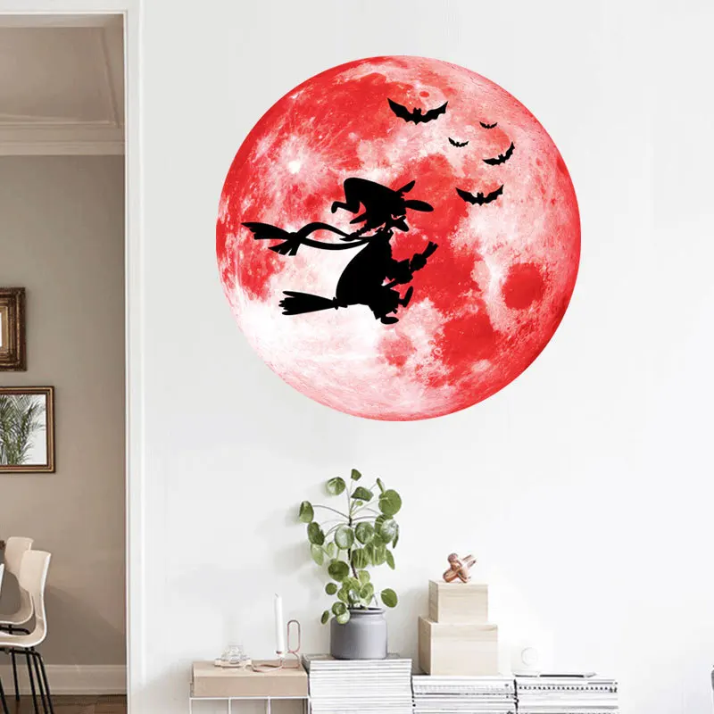 Halloween Luminous Wall Sticker Bat Witch Castle Moon Self-adhesive Wall Decal Home Decor Hot Fluorescent DIY Handicrafts
Halloween Luminous Wall Sticker Bat Witch Castle Moon Self-adhesive Wall Decal Home Decor Hot Fluorescent DIY Handicrafts