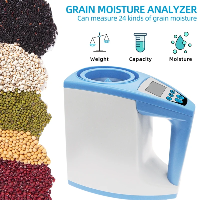 LDS-1G Grain Moisture Tester High Precision Automatic Digital Corn Rice Wheat Moisture Humidity Meter Tester EU Plug
LDS-1G Grain Moisture Tester High Precision Automatic Digital Corn Rice Wheat Moisture Humidity Meter Tester EU Plug