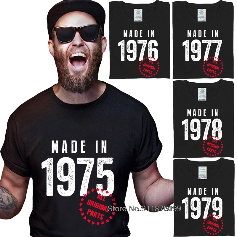 1975 1976 1977 1978 1979 vintage All Original Birthday Gift T-Shirt big size Clothes Husband Daddy Retro Retro Tees
1975 1976 1977 1978 1979 vintage All Original Birthday Gift T-Shirt big size Clothes Husband Daddy Retro Retro Tees