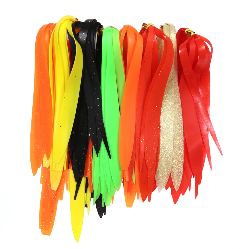 10PCS/Bundle 8 Colors Silicone Straight Drift Streamers Gradient Width Design Spinnerbait Buzzbait Jig Lure Making Material
10PCS/Bundle 8 Colors Silicone Straight Drift Streamers Gradient Width Design Spinnerbait Buzzbait Jig Lure Making Material