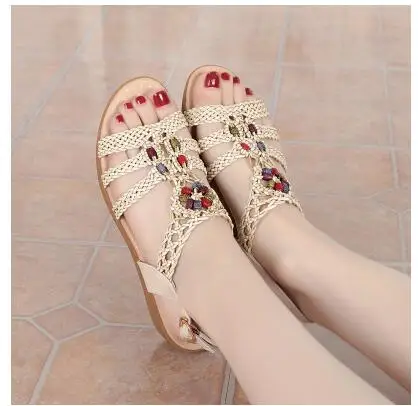 New Arrival Women Fashion Bohemia Sandals Summer New Flat Bottomed Shoes Female Antiskid Beach Shoes shoes for women sandals
New Arrival Women Fashion Bohemia Sandals Summer New Flat Bottomed Shoes Female Antiskid Beach Shoes shoes for women sandals
