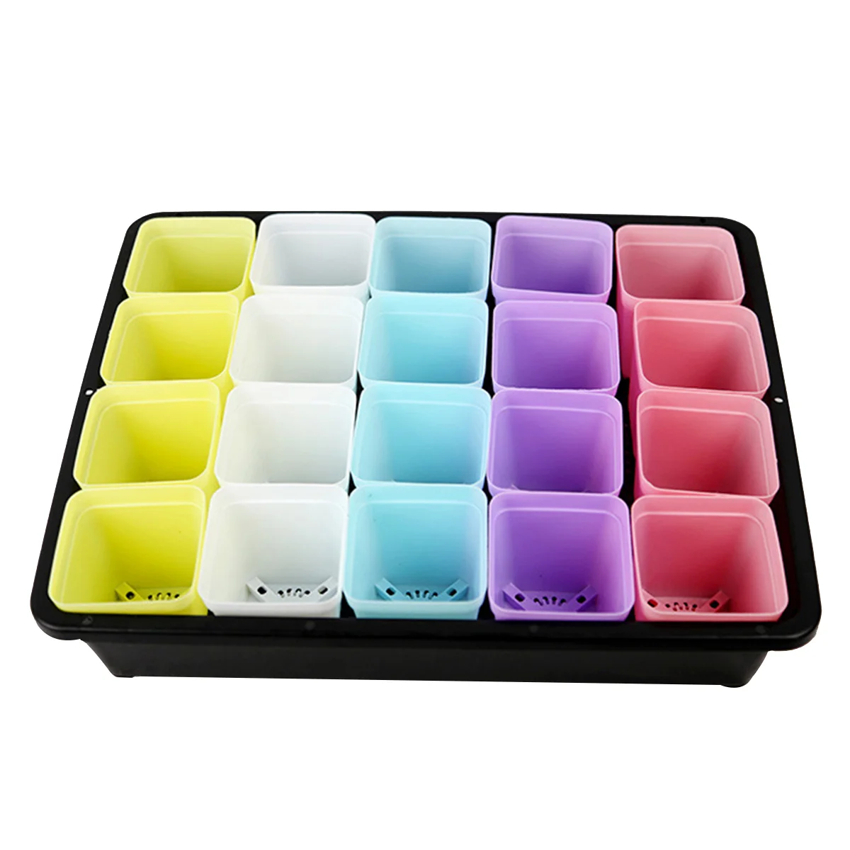 12pcs Plastic Square Flower Pot Mini Decorative Flower Pots Planters Creative Succulents Nursery Floral Holder Organizer Garden
12pcs Plastic Square Flower Pot Mini Decorative Flower Pots Planters Creative Succulents Nursery Floral Holder Organizer Garden