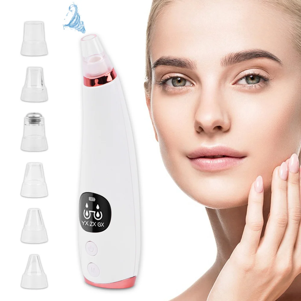 Перезаряжаемый Вакуумный Пылесос Для удаления черных точек на лице 
Перезаряжаемый Вакуумный Пылесос Для удаления черных точек на лице