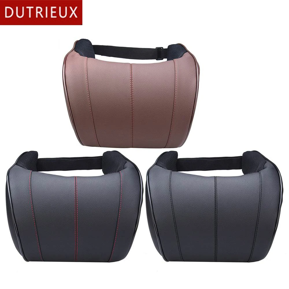 New Pu Leather Auto Car Neck Pillow Memory Foam Filling Seat Headrest Cushion Pad Neck Rest Head Protection Neck Support Pillow
New Pu Leather Auto Car Neck Pillow Memory Foam Filling Seat Headrest Cushion Pad Neck Rest Head Protection Neck Support Pillow