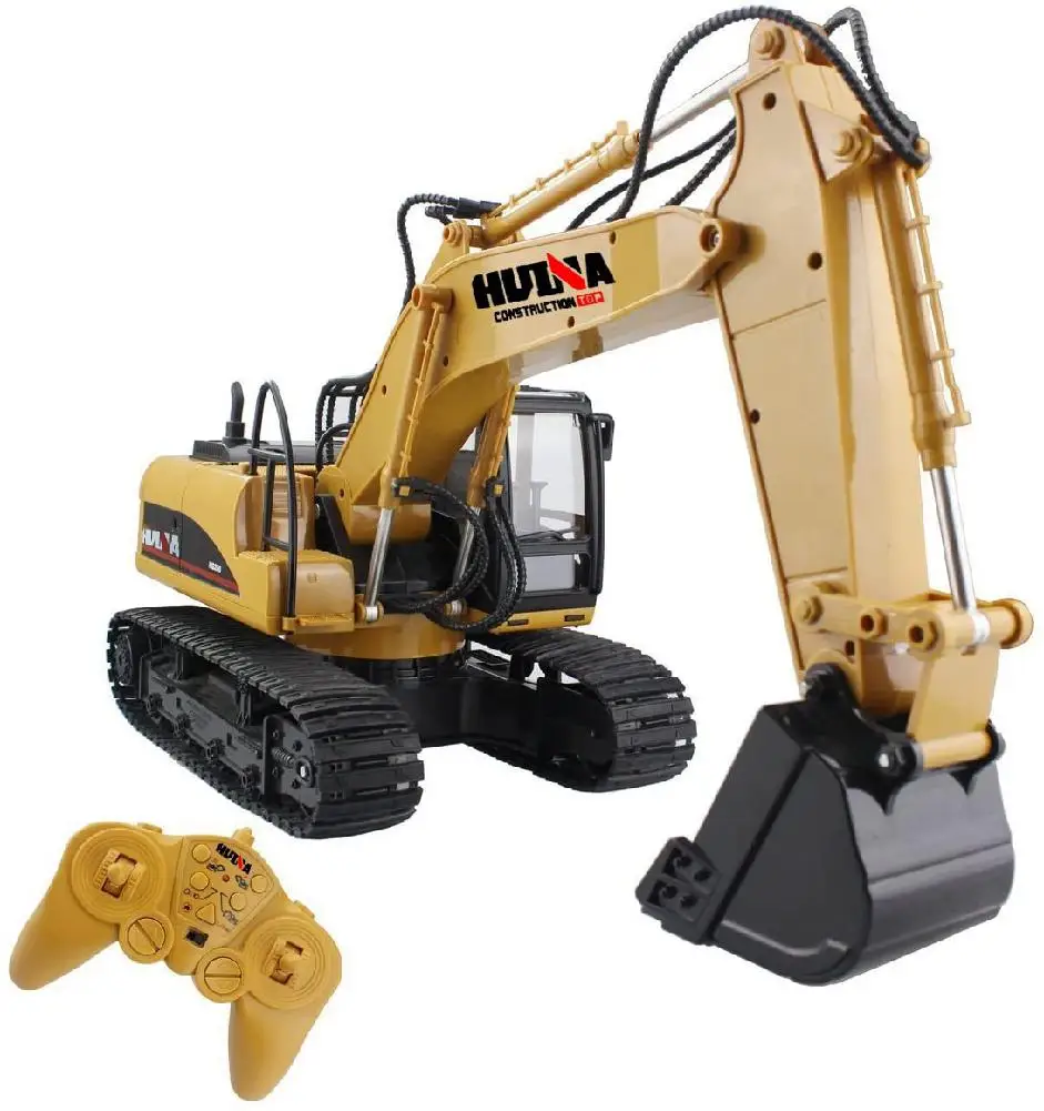 Радиоуправляемый экскаватор RCtown Huina Toys 1350 15 каналов 2 4g 1/12 1:12 автомобиль с