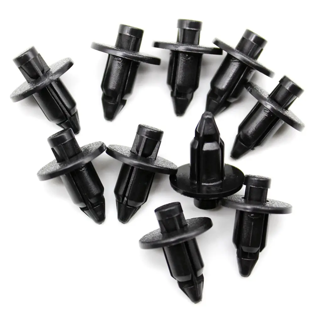 10Pcs Plastic Rivets Push Type Clip Trim Retainer Fastener 1/4" Hole For GM 96057846 Toyota & Suzuki 90467-07041
10Pcs Plastic Rivets Push Type Clip Trim Retainer Fastener 1/4" Hole For GM 96057846 Toyota & Suzuki 90467-07041