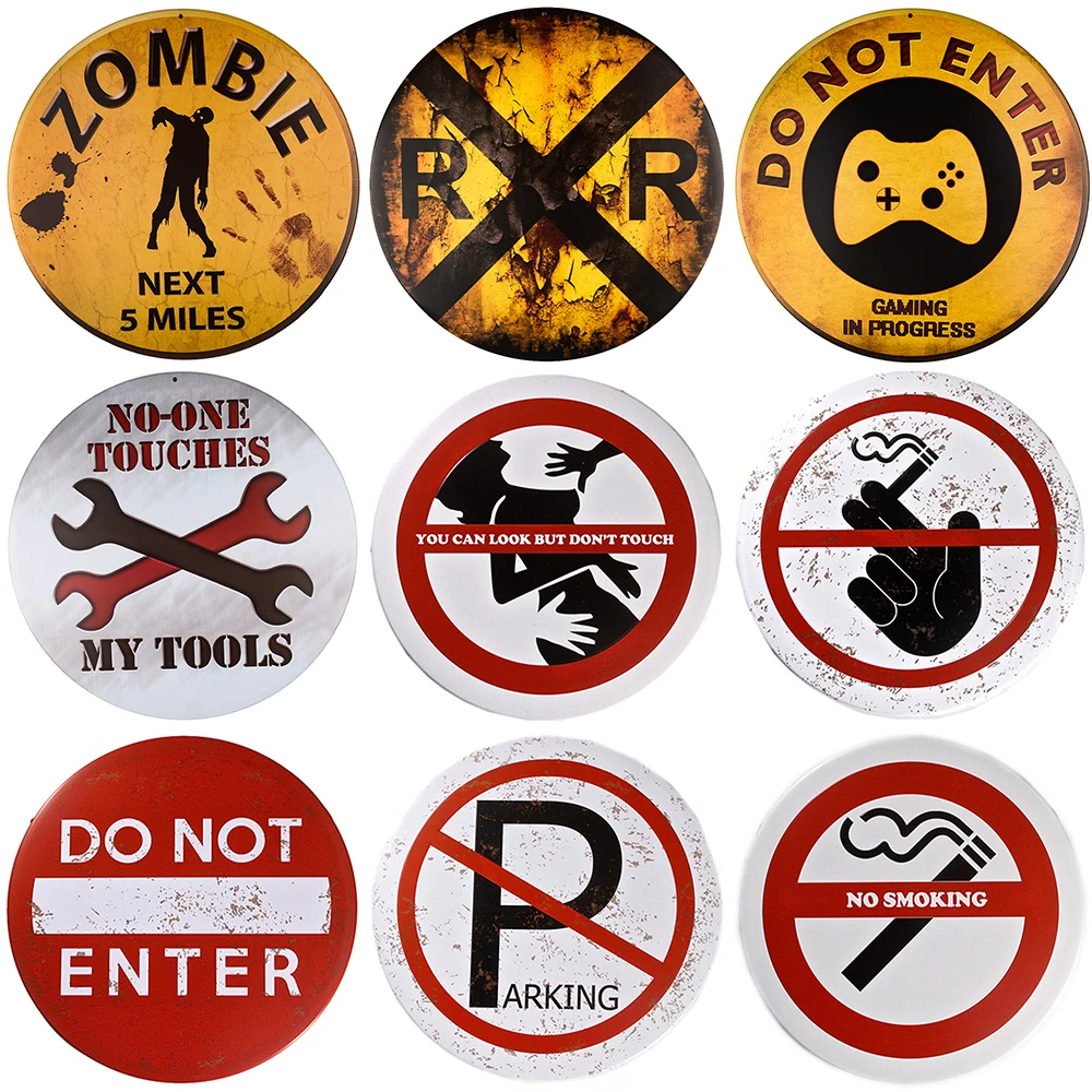 Do Not enter Zombie Metal Plate Vintage Kid'sroom Tin Signs For Bar Pub Club Garage Wall Decor
Do Not enter Zombie Metal Plate Vintage Kid'sroom Tin Signs For Bar Pub Club Garage Wall Decor