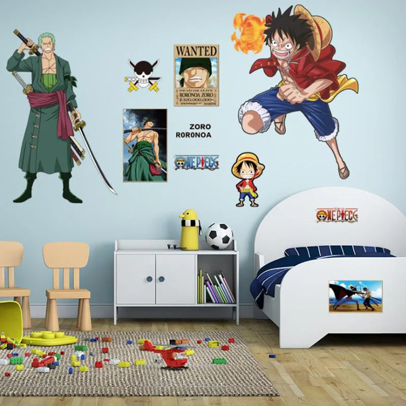 Cartoon One Piece Wall Stickers Home Decor Kid's Room Bedroom Decoration Broken PVC Posters
Cartoon One Piece Wall Stickers Home Decor Kid's Room Bedroom Decoration Broken PVC Posters