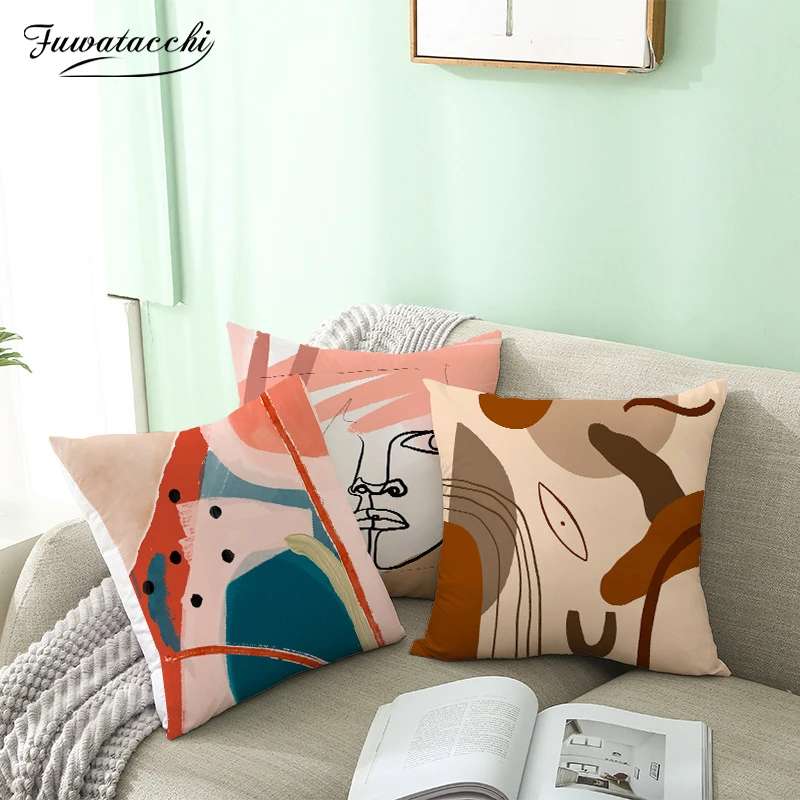 Fuwatacchi Nordic Style Cushion Cover Polyester Pillow Covers for Home Sofa and Car Decor Throw Pillowcases 45X45cm
Fuwatacchi Nordic Style Cushion Cover Polyester Pillow Covers for Home Sofa and Car Decor Throw Pillowcases 45X45cm