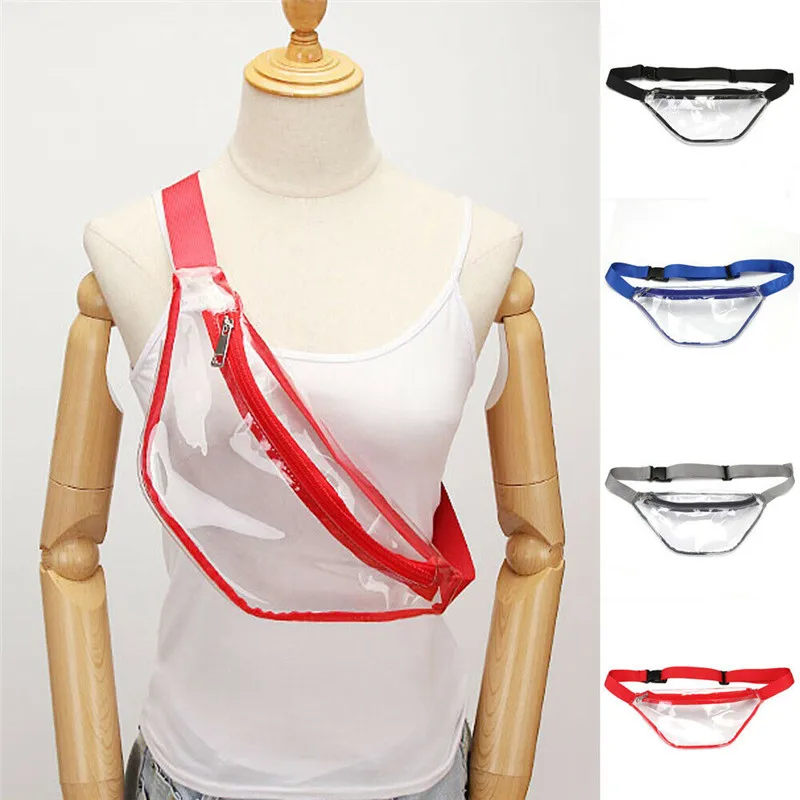Women PVC Waist Fanny Pack Clear Belt Bag Hip Bum Transparent Chest Pouch Belt Waist Bum Bag Waist Phone Pocket
Women PVC Waist Fanny Pack Clear Belt Bag Hip Bum Transparent Chest Pouch Belt Waist Bum Bag Waist Phone Pocket