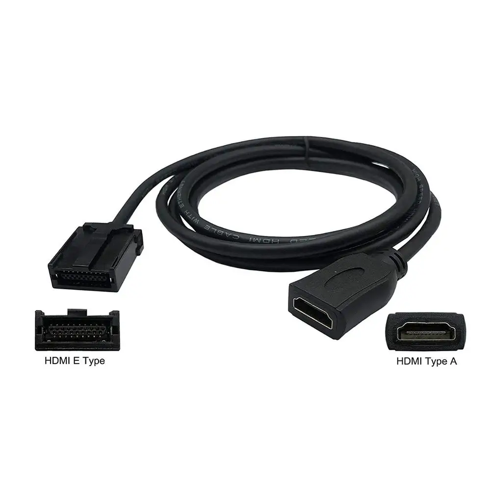 E Type Compatible With HDMI Cable HD Video Cable Type E Micro Adapter Cable For Car Digital TV HD Monitor GPS Video Player
E Type Compatible With HDMI Cable HD Video Cable Type E Micro Adapter Cable For Car Digital TV HD Monitor GPS Video Player