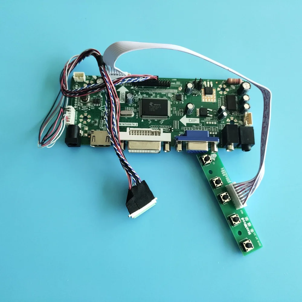 Комплект для B140XW01 V8 LVDS 40pin панель контроллера экран DVI Аудио ЖК светодиодный 14