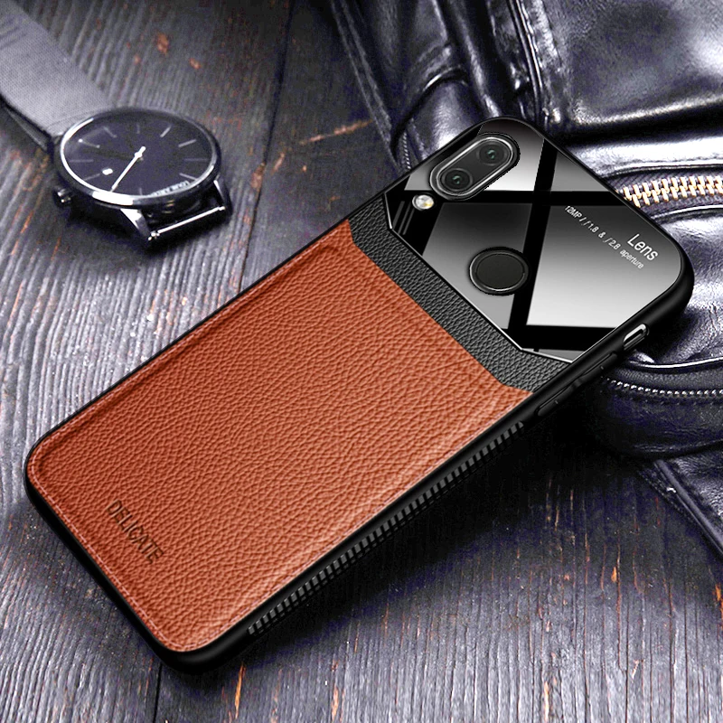 Чехол чехол для HuaWei Nova 3i Mate 8 9 Matre9 кожаные зеркальные стеклянные силиконовые