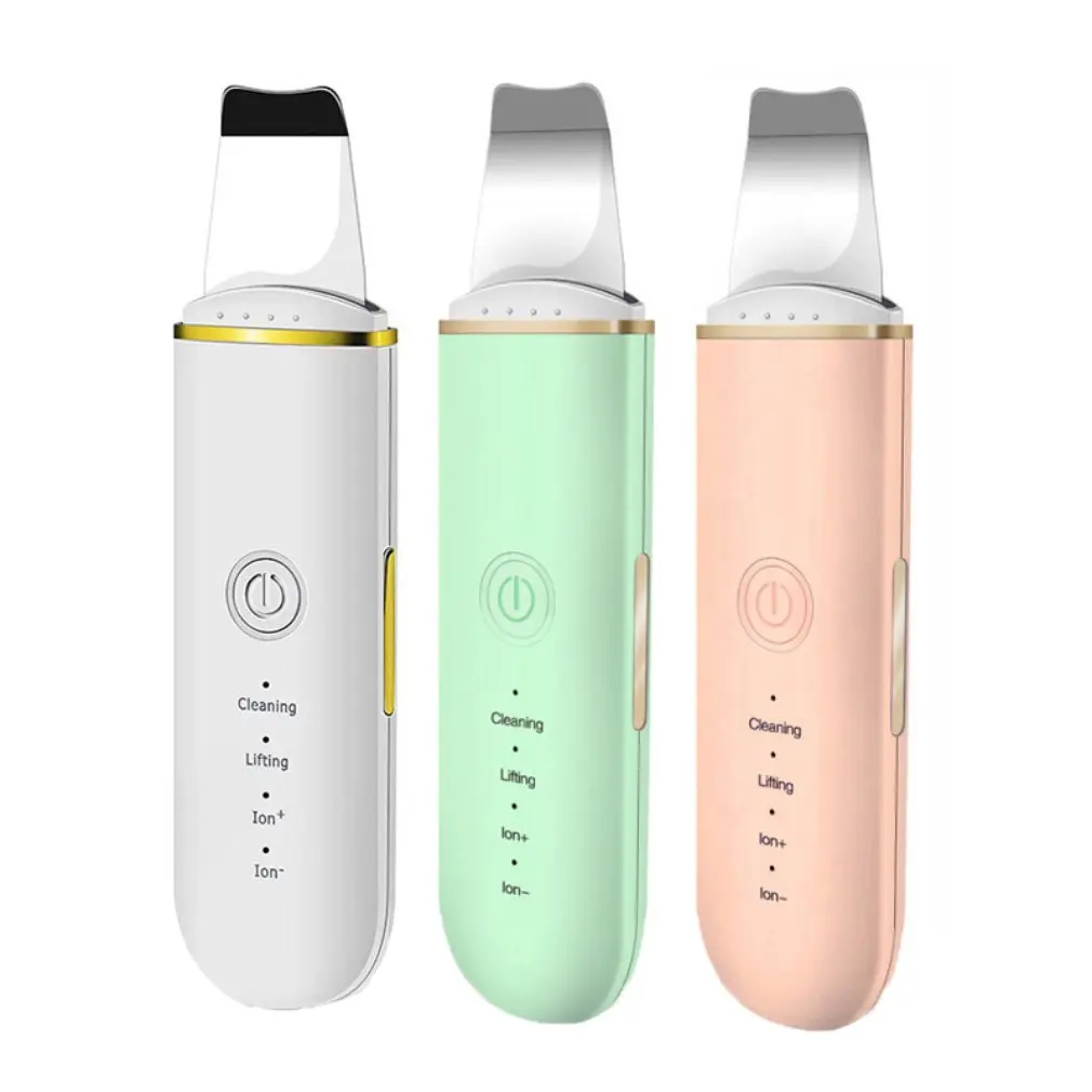 Ultrasonic Skin Scrubber Vibration Face Spatula Blackhead Remover Facial Scrubber Shovel Clean Cavitation Peeling
Ultrasonic Skin Scrubber Vibration Face Spatula Blackhead Remover Facial Scrubber Shovel Clean Cavitation Peeling