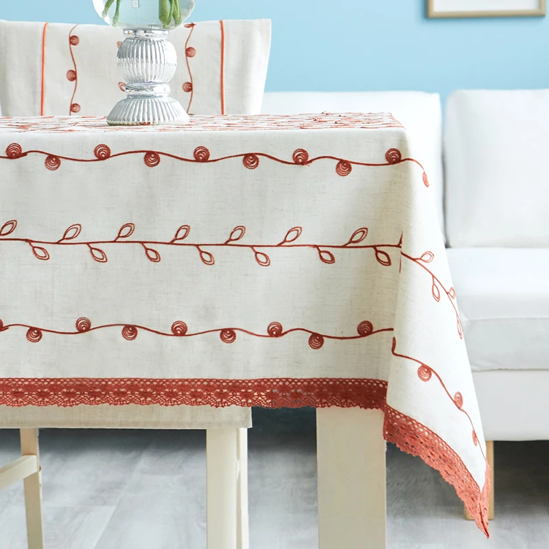Cotton linen blended tablecloth kitchen table cover rectangular table cover living room tea table cloth home decoration
Cotton linen blended tablecloth kitchen table cover rectangular table cover living room tea table cloth home decoration