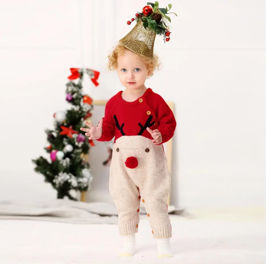Newborn Baby Girl Knitted Romper Jumpsuit Overall Sweater Warm Winter Autumn Wool Christams Xmas Jumpsuit Clothes 0-24m
Newborn Baby Girl Knitted Romper Jumpsuit Overall Sweater Warm Winter Autumn Wool Christams Xmas Jumpsuit Clothes 0-24m