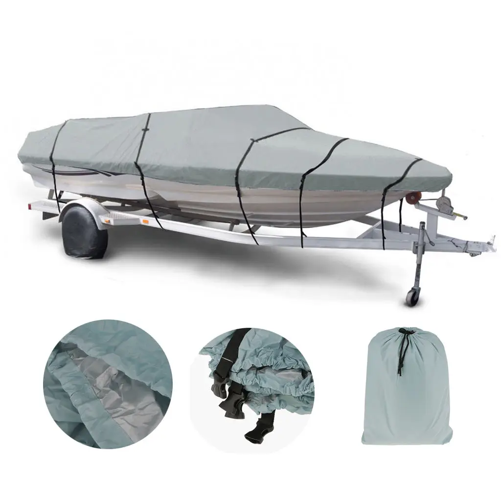 Heavy Duty 11-13FT Waterproof UV Sun Protection Trailerable Speedboat Fishing Ski Boat Cover Storage Light Blue
Heavy Duty 11-13FT Waterproof UV Sun Protection Trailerable Speedboat Fishing Ski Boat Cover Storage Light Blue