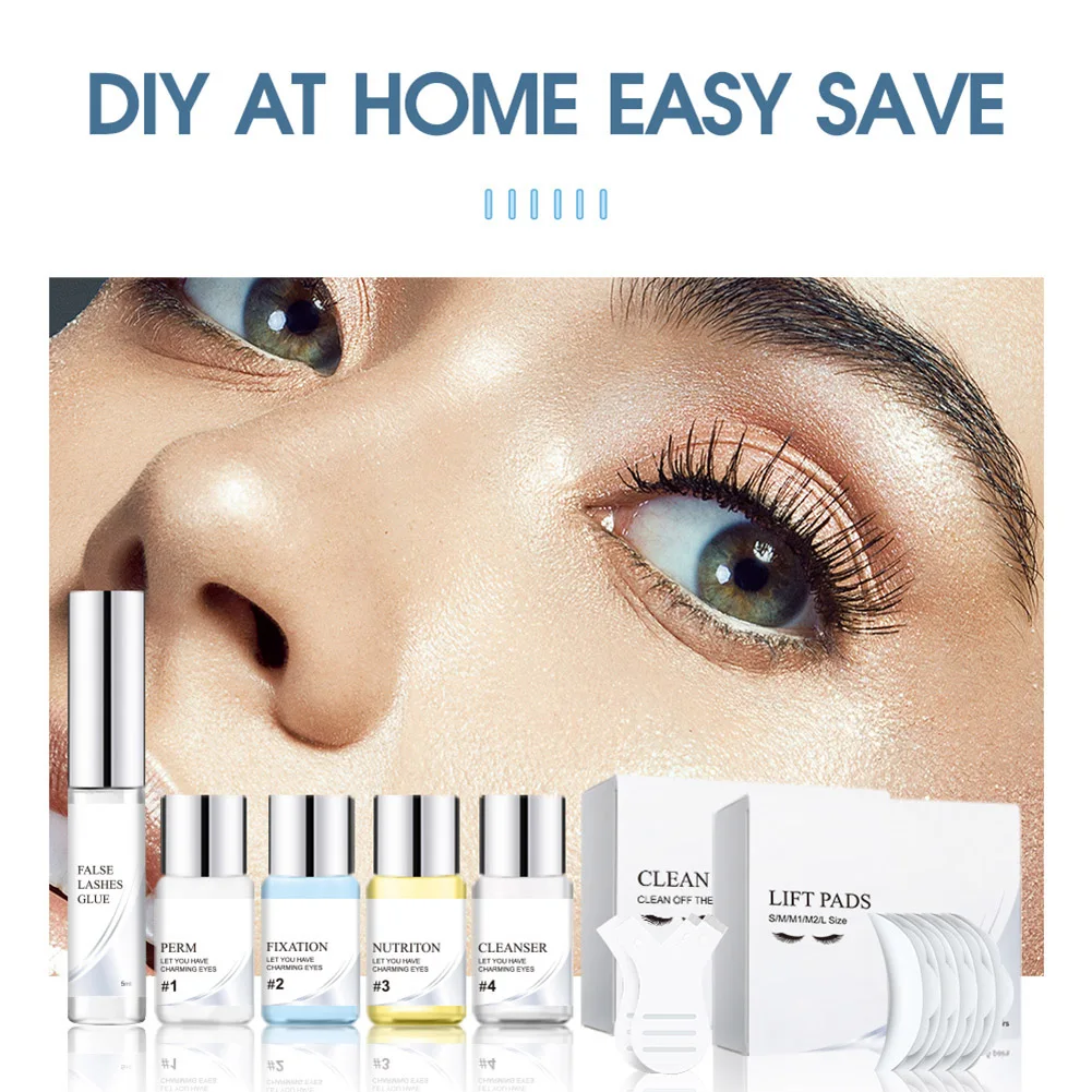 Eyelash Lift Kit Semi-Permanent Curling Lashes Perm Kit Last for 3 Months Eyelash Lifting Makeup for Home or Salon Use
Eyelash Lift Kit Semi-Permanent Curling Lashes Perm Kit Last for 3 Months Eyelash Lifting Makeup for Home or Salon Use