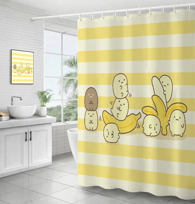 Cartoon Thicken Shower Curtain Waterproof Door Curtain Fabric Polyester Shower Curtain Anti-mildew Tende Bathroom Decor DI50YL
Cartoon Thicken Shower Curtain Waterproof Door Curtain Fabric Polyester Shower Curtain Anti-mildew Tende Bathroom Decor DI50YL