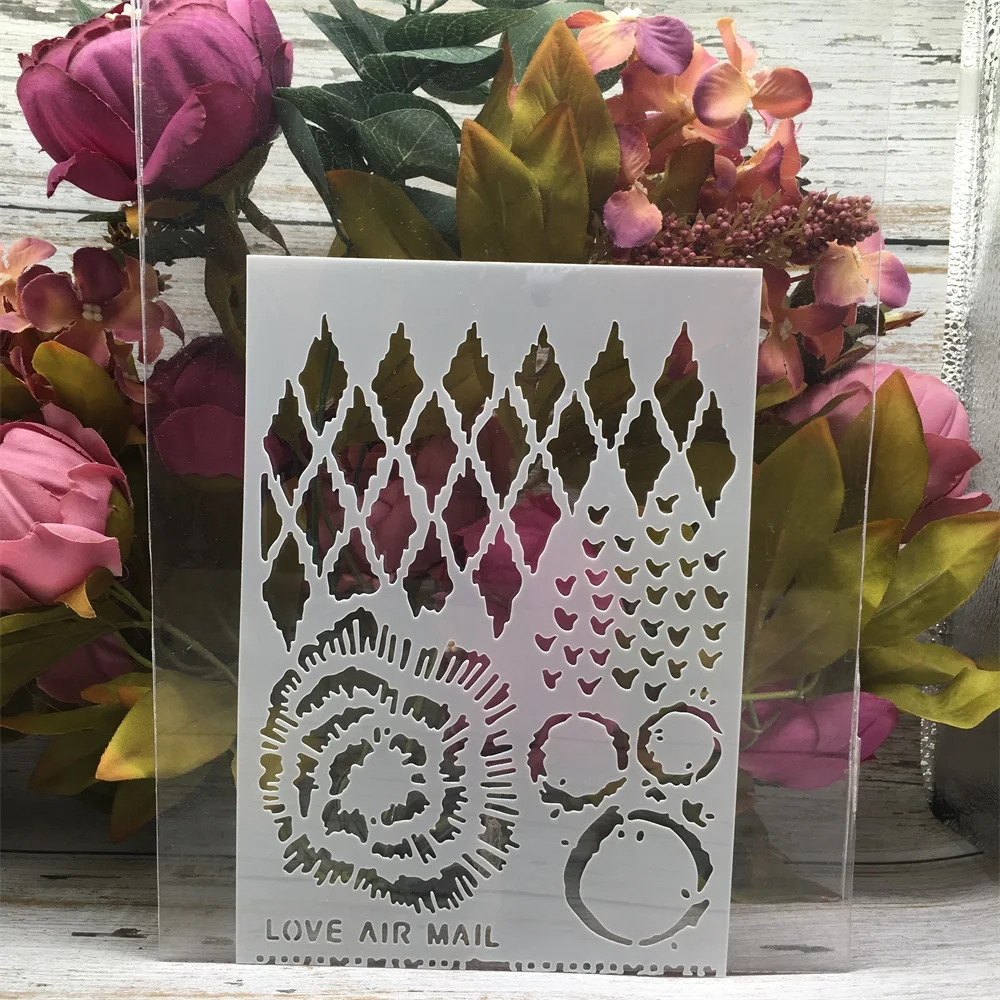 A5 21cm Love Air Mail Layering Stencils Painting Scrapbook Coloring Embossing Album Decorative Template
A5 21cm Love Air Mail Layering Stencils Painting Scrapbook Coloring Embossing Album Decorative Template