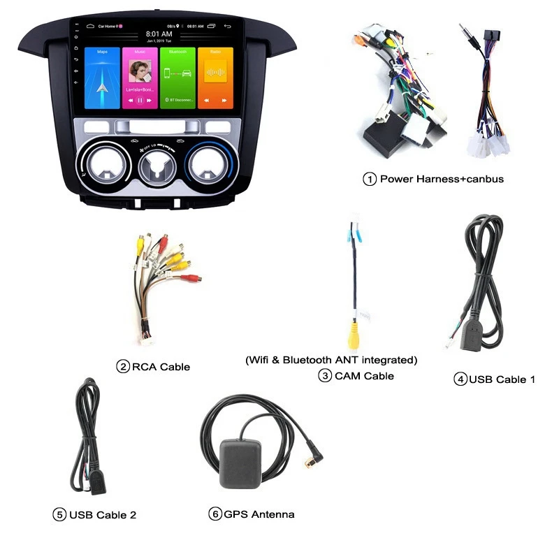 9 Inch 2 Din Android 10.0 Car MP5 Player Radio 2+16GB Wifi Bluetooth GPS Navigation for Toyota Innova 2007-2014 Manual
9 Inch 2 Din Android 10.0 Car MP5 Player Radio 2+16GB Wifi Bluetooth GPS Navigation for Toyota Innova 2007-2014 Manual