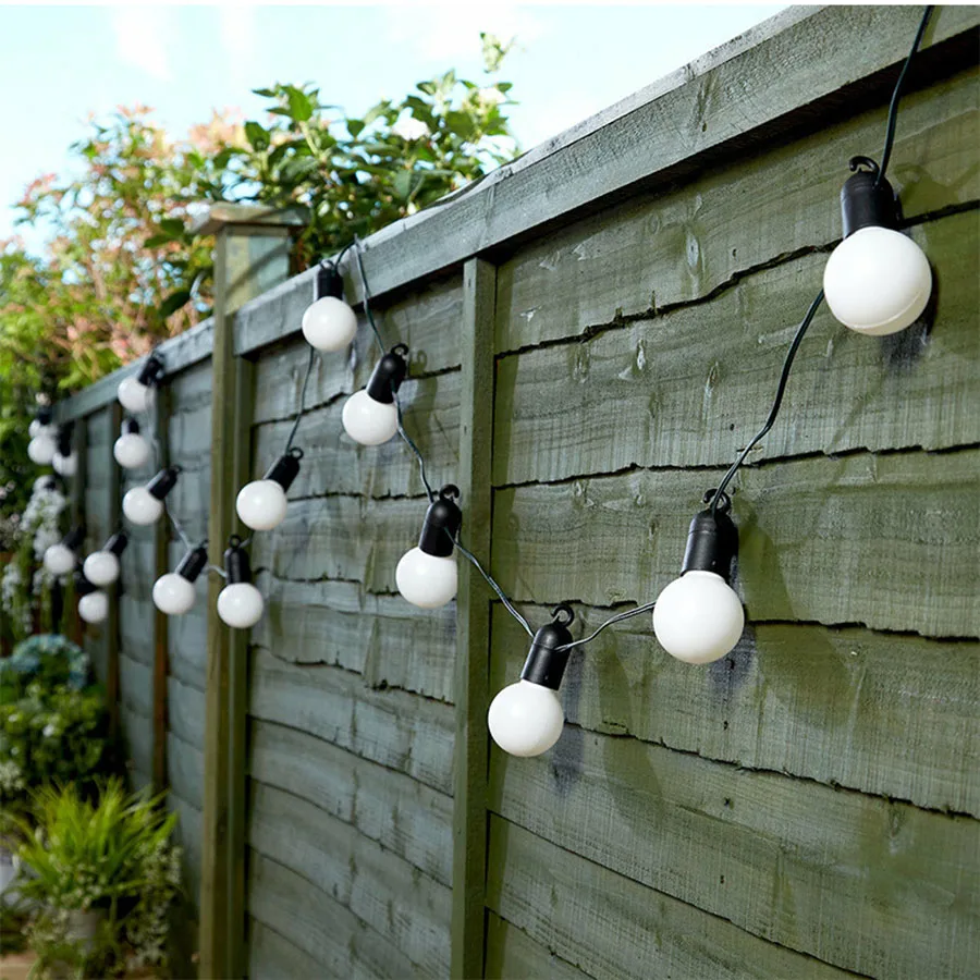 10M 40LED Globe Bulb String Lights Connectable Outdoor Waterproof Christmas Fairy Light For Patio Garden Porch Wedding Party
10M 40LED Globe Bulb String Lights Connectable Outdoor Waterproof Christmas Fairy Light For Patio Garden Porch Wedding Party