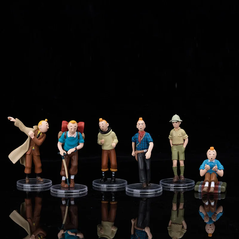 Фигурки героев аниме Tintin из ПВХ, коллекционные настольные декоративные фигурки, модели кукол, игрушки для детей, подарки на день рождения, 6 ...
Фигурки героев аниме Tintin из ПВХ, коллекционные настольные декоративные фигурки, модели кукол, игрушки для детей, подарки на день рождения, 6 ...