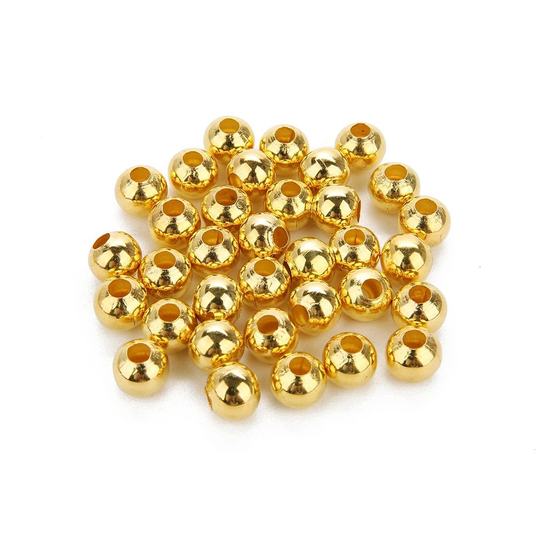 100pcs/lot 3 4 5 6mm Gold Round Spacer Beads Smooth Ball End Seed Beads For Jewelry Making Findings Accessories 
100pcs/lot 3 4 5 6mm Gold Round Spacer Beads Smooth Ball End Seed Beads For Jewelry Making Findings Accessories