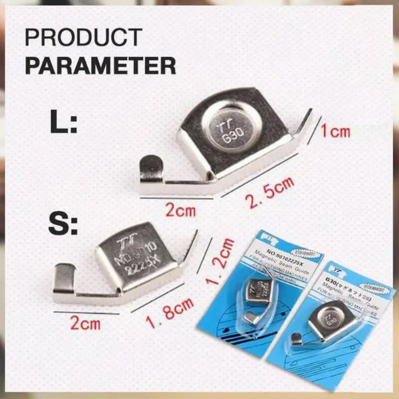 Universal Magnetic Seam Guide Press Feet for Sewing Machines Sewing Accessories Narrow Rolled Hem Sewing Machine Presser Foot
Universal Magnetic Seam Guide Press Feet for Sewing Machines Sewing Accessories Narrow Rolled Hem Sewing Machine Presser Foot