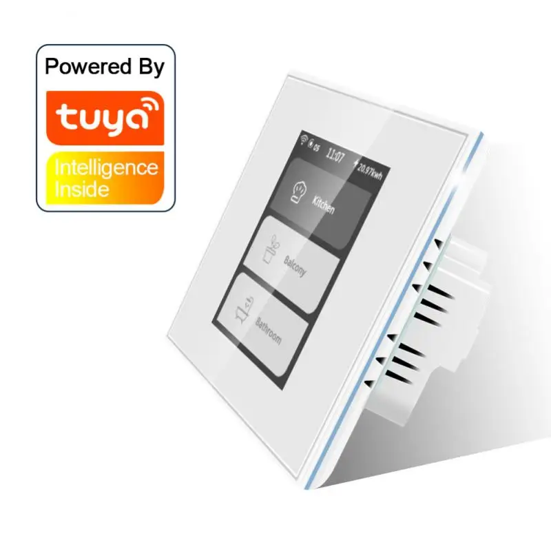 EU/US Tuya WiFi Smart Wall Light Switch Energy Monitoring LCD Curtain Switch Smart Life App Support Home Assistant Alexa Google
EU/US Tuya WiFi Smart Wall Light Switch Energy Monitoring LCD Curtain Switch Smart Life App Support Home Assistant Alexa Google