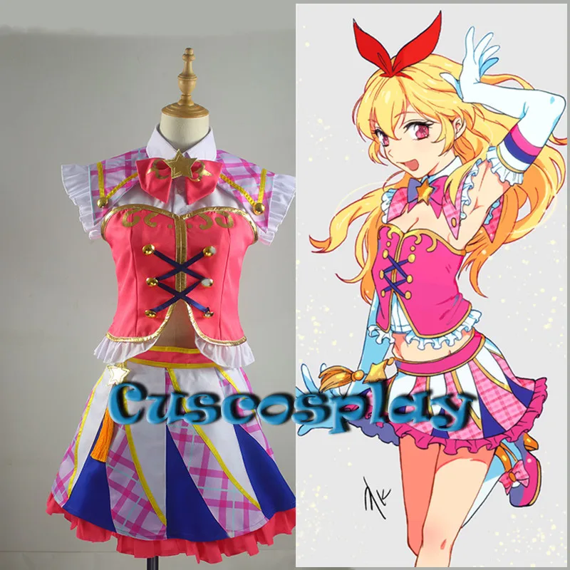 Japanese Anime Aikatsu Stars Hoshimiya Ichigo Cosplay Costume Lolita Dress Halloween Costumes for Women Girls Fancy Party Dress
Japanese Anime Aikatsu Stars Hoshimiya Ichigo Cosplay Costume Lolita Dress Halloween Costumes for Women Girls Fancy Party Dress