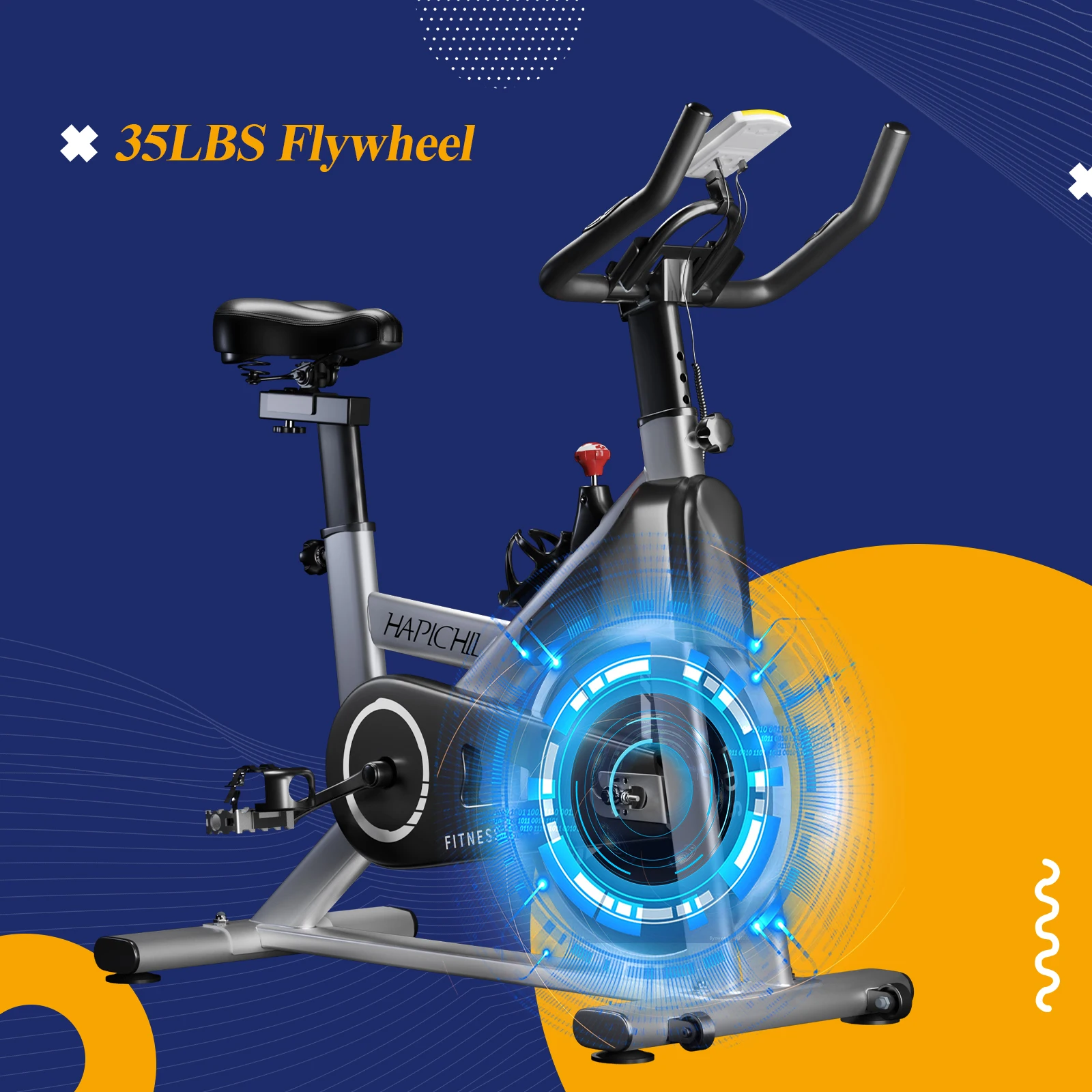 Indoor Exercise Bike Weight Loss Folding Spinning Bike Fitness Equipment Recumbent Cycling Bike Home Gym machine for training
Indoor Exercise Bike Weight Loss Folding Spinning Bike Fitness Equipment Recumbent Cycling Bike Home Gym machine for training