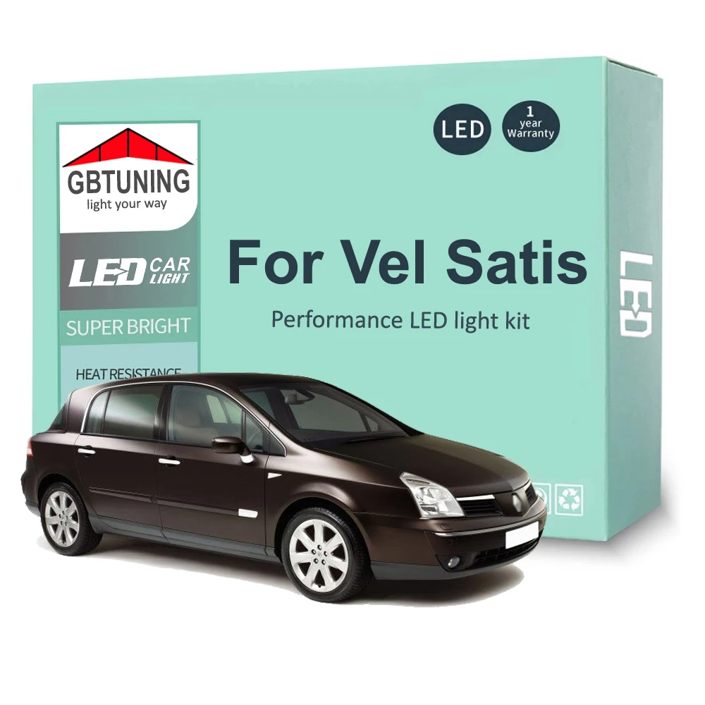 18Pcs LED Interior Light Bulb Kit For Renault Vel Satis 2002-2009 Car LED Reading Dome Trunk Vehicle Lamp Canbus Error Free 100%
18Pcs LED Interior Light Bulb Kit For Renault Vel Satis 2002-2009 Car LED Reading Dome Trunk Vehicle Lamp Canbus Error Free 100%
