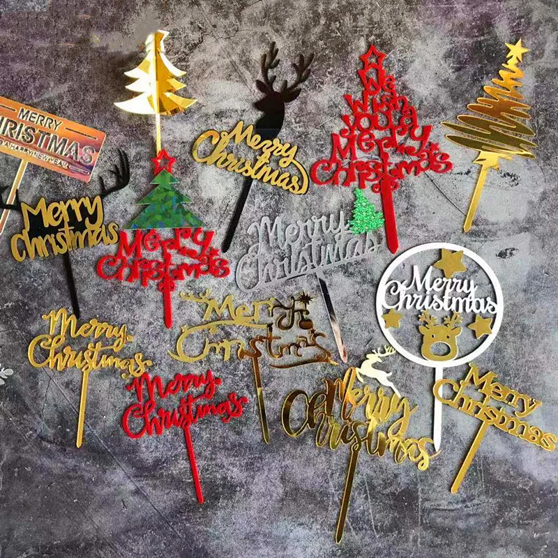 Acrylic Merry Christmas Tree Cake Topper Christmas Decorations for Home Happy New Year Tree Elk Xmas Party Decoration Supplies
Acrylic Merry Christmas Tree Cake Topper Christmas Decorations for Home Happy New Year Tree Elk Xmas Party Decoration Supplies