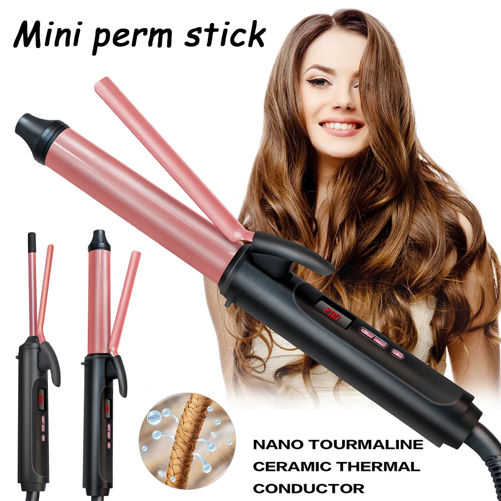 Hot Portable Curling Iron Tourmaline Ceramics Hair Curler Professional Hair Styling Tool for All Hair Types
Hot Portable Curling Iron Tourmaline Ceramics Hair Curler Professional Hair Styling Tool for All Hair Types