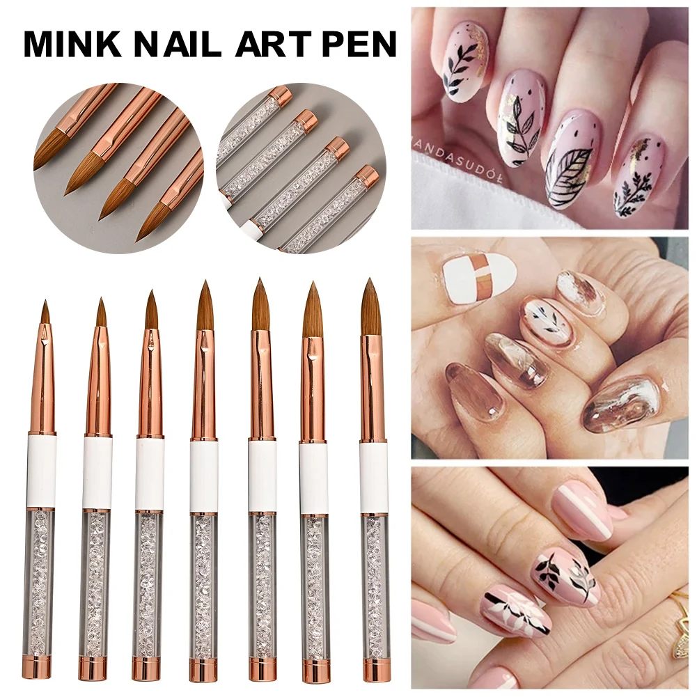Mink Hair Nail Liner Brush Pen Nail Art Drawing Painting Nail Liner Brush For Home DIY Salon Nail Painting Tools Manicure Tool
Mink Hair Nail Liner Brush Pen Nail Art Drawing Painting Nail Liner Brush For Home DIY Salon Nail Painting Tools Manicure Tool