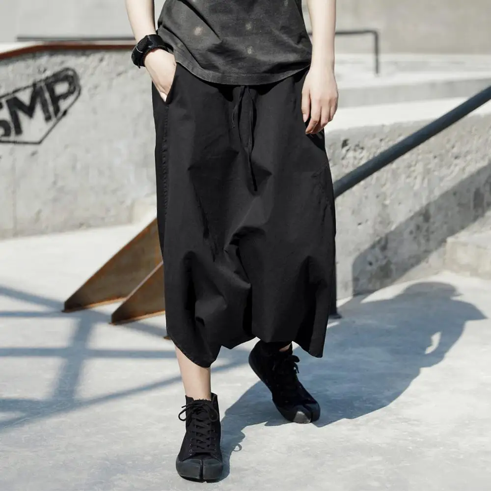 Summer's new dark pioneer ladies'Korean drop-crotch, loose-fitting Haren Pants
Summer's new dark pioneer ladies'Korean drop-crotch, loose-fitting Haren Pants