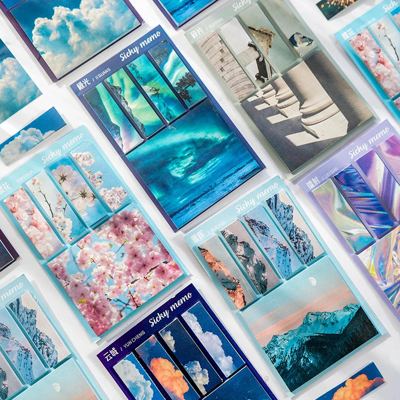 Fragments of Landscape Mini Memo Pack Sakura Moonlight Snow Aurora Sticky Note Paper
Fragments of Landscape Mini Memo Pack Sakura Moonlight Snow Aurora Sticky Note Paper