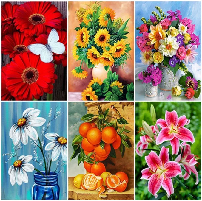 Flower DIY 5D Diamond Painting Full Square Drill Diamond Embroidery Landscape Cross Stitch Mosaic Rhinestones Home Decor
Flower DIY 5D Diamond Painting Full Square Drill Diamond Embroidery Landscape Cross Stitch Mosaic Rhinestones Home Decor