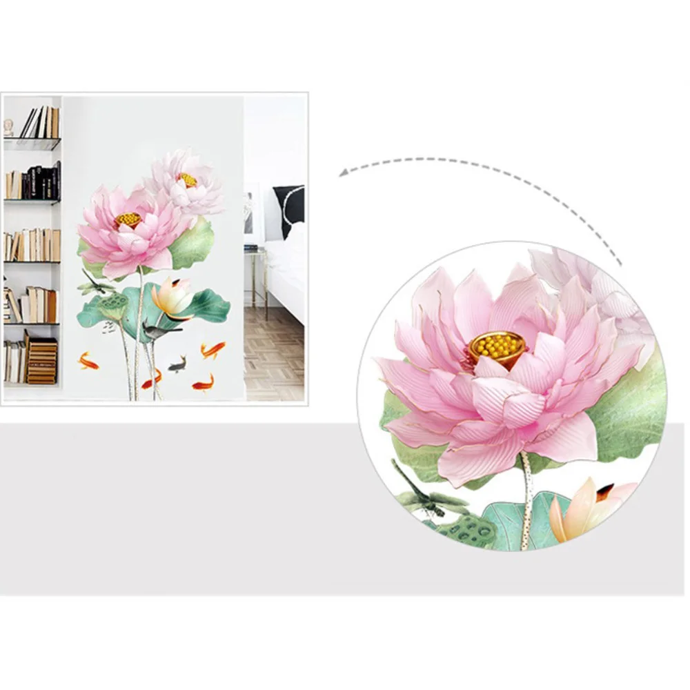 Diy Lotus Flower Stickers Chinese Style Elegant Lotus Traditional Watercolor Ink Wallpaper For Living Room Bedroom Decoration
Diy Lotus Flower Stickers Chinese Style Elegant Lotus Traditional Watercolor Ink Wallpaper For Living Room Bedroom Decoration
