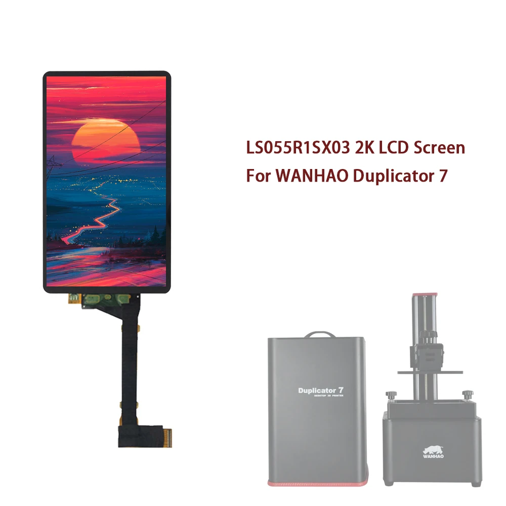 

LS055R1SX03 5.5 inch 2k IPS LCD module 1440*2560 LCD screen display for WANHAO Duplicator 7 D7 3d Printer Projector VR LCD