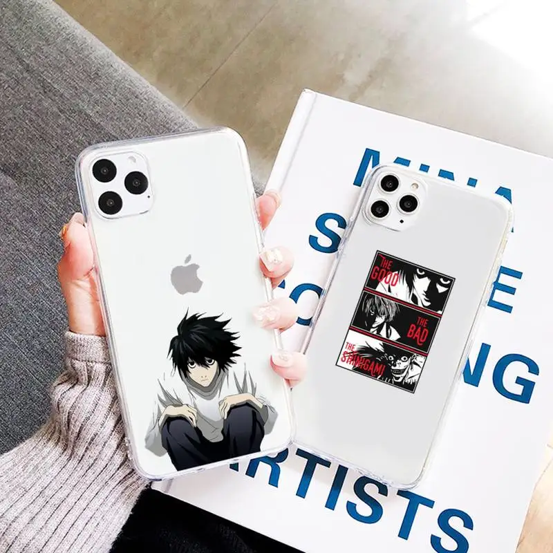 Death Note L Lawliet Phone Case Transparent soft For iphone 12 11 13 7 8 6 s plus x xs xr pro max mini
Death Note L Lawliet Phone Case Transparent soft For iphone 12 11 13 7 8 6 s plus x xs xr pro max mini