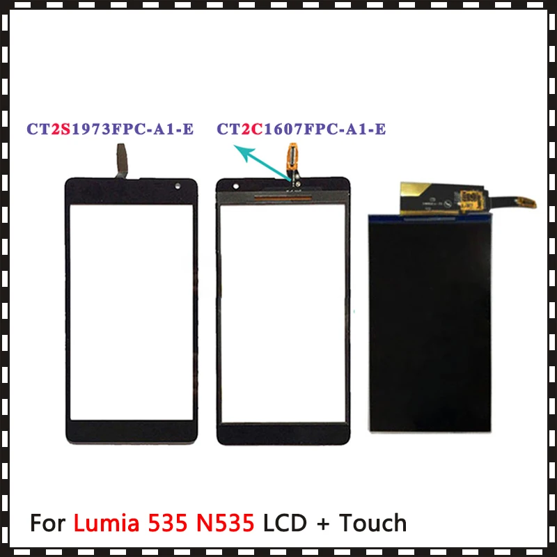 ЖК дисплей с дигитайзером сенсорного экрана для Nokia Microsoft Lumia 535 N535 ct2s1920 CT2C1607 2S или