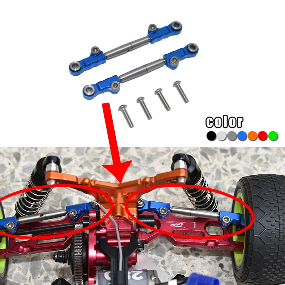GPM Metal Stainless Steel Adjustable Rear Upper Swing arm Steering Tie Rod #LOS214013 for LOSI 1/18 Mini-T 2.0 2WD Stadium Truck
GPM Metal Stainless Steel Adjustable Rear Upper Swing arm Steering Tie Rod #LOS214013 for LOSI 1/18 Mini-T 2.0 2WD Stadium Truck