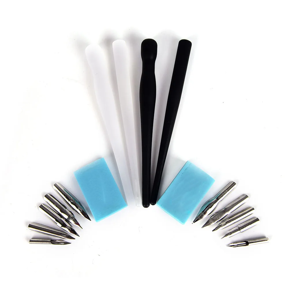 Practice Pen Dip Pen Set Nib Holder Eraser Painting Stationery Set Calligraphy Drawing Tool Set
Practice Pen Dip Pen Set Nib Holder Eraser Painting Stationery Set Calligraphy Drawing Tool Set