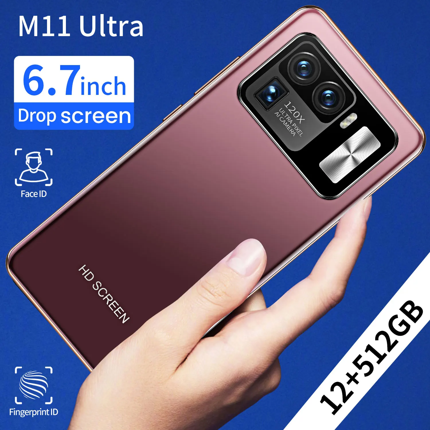 6.7 inch Xioami M11 Ultra Smartphone 5G 12GB+512GB 6800mAh 32MP Camera Unlocked Mobile Phones Telefon Celulares CellPhone
6.7 inch Xioami M11 Ultra Smartphone 5G 12GB+512GB 6800mAh 32MP Camera Unlocked Mobile Phones Telefon Celulares CellPhone