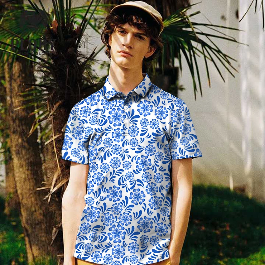 2021 summer 3D full size small Floral Print Shirt Men's casual trend Lapel short sleeve polo shirt
2021 summer 3D full size small Floral Print Shirt Men's casual trend Lapel short sleeve polo shirt