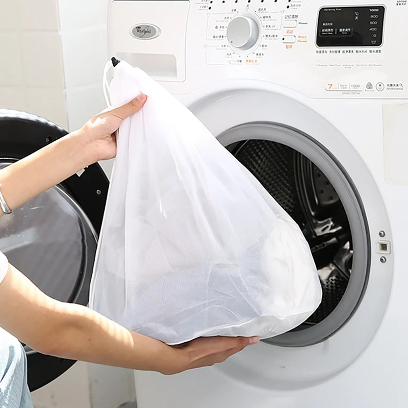 Laundry Mesh Bags Drawstring Net Laundry Saver Mesh Washing Pouch Strong Washing Machine Thicken Net Bag Laundry Bra Aid Pack
Laundry Mesh Bags Drawstring Net Laundry Saver Mesh Washing Pouch Strong Washing Machine Thicken Net Bag Laundry Bra Aid Pack